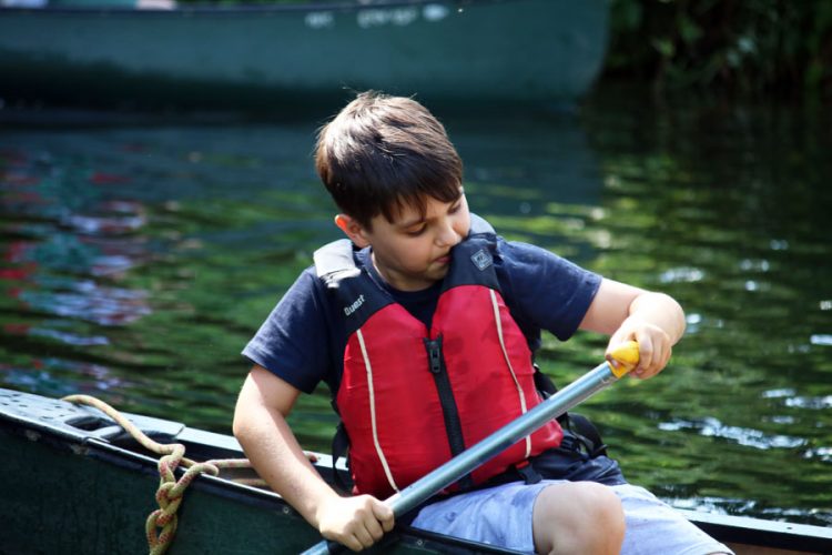 Child Canoeing
